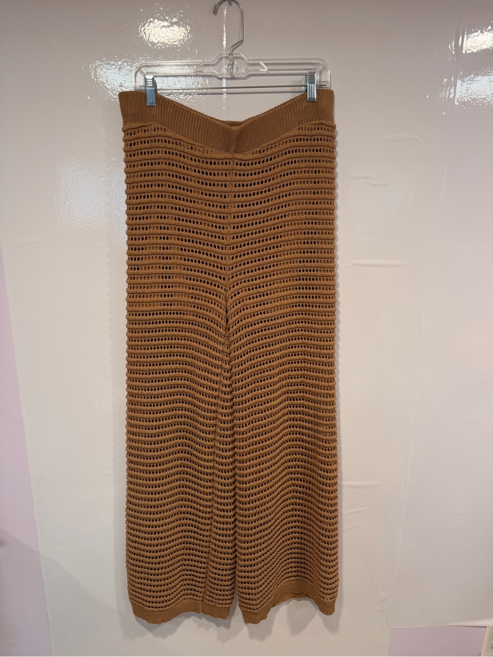 Brown Forever 21 Crochet Knit Heavyweight pants